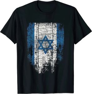 Camiseta de bandera de Israel en angustia 100% algodón O-cuello de verano Manga corta Manga casual Tamaño de camiseta S-3XL 240424