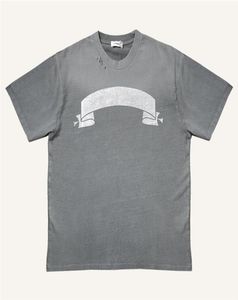 Noodlijdende t -shirt mannen dames 1 kwaliteit oversized vernietigde print t shirts tops tee korte mouw7520218