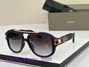 Lunettes de soleil Dita Fashion pour hommes et femmes, vente en gros, monture noire complète pour hommes, édition Grandmaster Six Anniversary avec boîte Gigt 712L