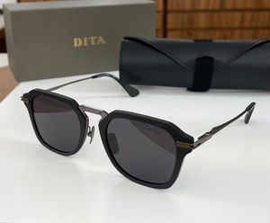 Dita zonnebrillen doos pc metalen zonsondergang bril donkere bril voor mannen en vrouwen bord frame ontwerper UV -bescherming voortreffelijk