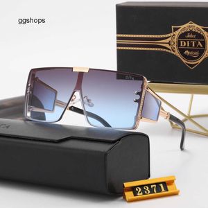 Dita Lunettes de soleil mode hommes lunettes de soleil miroir classique grand cadre rétro rue photographie femmes lunettes de soleil voyage UV400 lunettes boîte noire