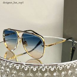 Dita Sunglasses Mach-Seven Men Femmes Fonds Des lunettes de soleil Dita Metal Gold plaqued Business Sports Style Top Luxury Luxury Sunglasses Boîte originale