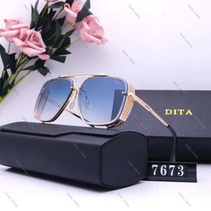 Dita Zonnebrillen Heren Dames Designer Zonnebrillen Populaire Merk Brillen Outdoor Shades PC Frame Mode Klassiek Dames Luxe Dita Mach Six Zonnebrillen voor Dames 740