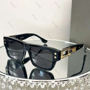 Dita Lunettes de soleil Hommes Femme Qualité de luxe Jambes miroir galvanisées Dita Mach Six Lunettes de soleil Lunettes de soleil design 006 Plaque épaisse Mode Lunettes surdimensionnées 623