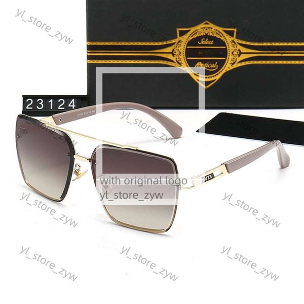 Dita Sunglasses Vintage Sunglasses Square Sun's Sun Grasses Fashion Designer Shades Luxury Golden Frame UV400 Gradient Dita Square Women's Sun Glasshes 9055
