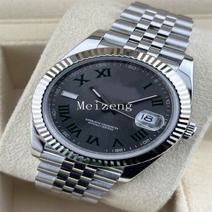 Diver Sport Horloge DateJust 41mm Wimbledon Gecanneleerd RVS Herenhorloge Jubilee 126334 Heren Automatisch Watch232O