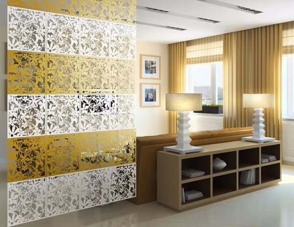 Divisores 8 piezas de PVC mariposa flor y pájaro panel de partición de pantalla colgante pantalla plegable china decoración de sala de estar divisores de habitación