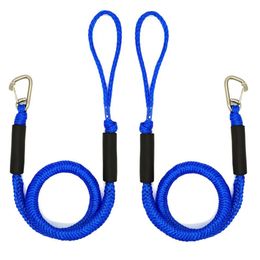 Duikaccessoires 1/2 STKS Dock Lines Elastic Marine Rope Bungee Cords Shock Ties voor Kayak Waterscooters Jet Ski Ponton Kano Power Boat Accessoires 230802