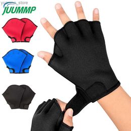 Duikaccessoires 1 paar aqua -handschoenen mesh Paddleblade zwemhandschoenen