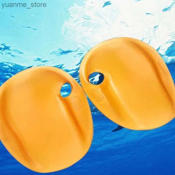 Accessoires de plongée 1 paire de pagaies de nageurs Pagaies d'entraînement Retourne les pagaies de sports en eau pour les nageurs féminins et enfants Y240410