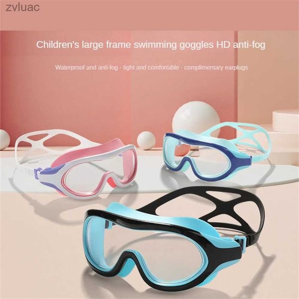 Accessoires de plongée Lunettes de plongée Piscine Étanche Matériau en Silicone Ceinture Miroir Anti-buée Lunettes de Natation Universelles de Haute qualité YQ240119