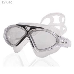 Accessoires de plongée JIEJIA Super grand adulte lunettes de natation imperméables lunettes de natation Version claire lunettes de plongée professionnel Anti-buée lunettes de sport YQ240119