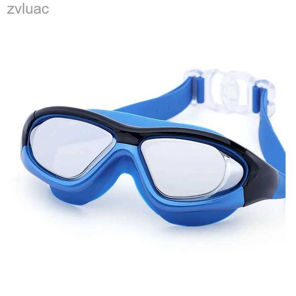 Accessoires de plongée Myopie lunettes de natation Prescription grand cadre lunettes de natation anti-buée dioptrie lunettes de natation Natacion lunettes imperméables YQ240119