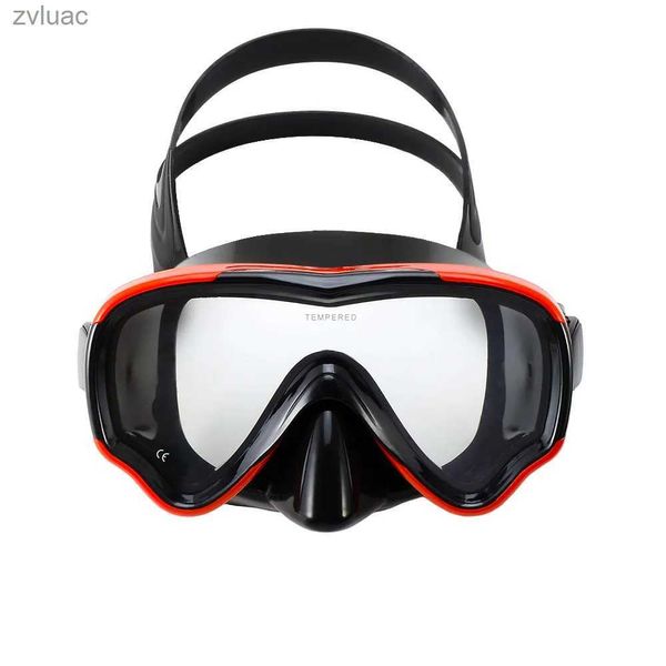 Accesorios de buceo Máscara de natación con snorkel para niños profesionales Máscara de buceo para niños Gafas de natación antivaho con cubierta para la nariz para practicar snorkel Entrenamiento de natación YQ240119