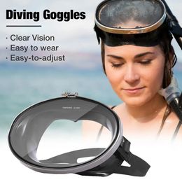 Accesorios de buceo Máscaras subacuáticas profesionales Adultos Silicona Antivaho Gafas Natación Pesca Hombres Mujeres 231202