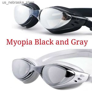 Duikbril Myopia zwembril bril heren recept optisch zwembad anti mist professionele waterdichte set Q240410