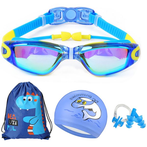 Lunettes de plongée Lunettes de natation pour enfants Professional Silicone Racing Lunettes standard Natation Vitesse réglable Enfants Piscine Lunettes 230606