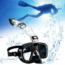 Duikmasker verstelbaar snorkelmasker diopters panoramische anti-lek anti-vog voor volwassenen kinderen zwemmen een bril versnelling cadeau