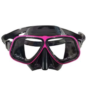 Duikmasker Plastic-legering frame kuikensuitrusting snorkelende bril getemperd glas 240418