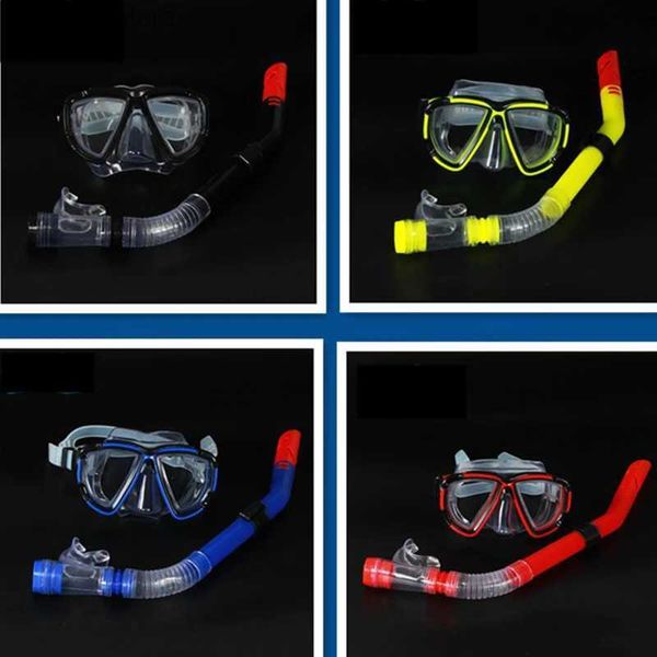 Masques de plongée 1 ensemble de lunettes de natation sous-marine MIST Half face Nez Clip verres de bikini de bikini