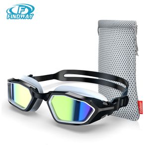 Masques de plongée Findway Lunettes de natation polarisées professionnelles Adulte Anti-buée Sans fuite 100 Protection UV Équipement de piscine pour jeunes 230721