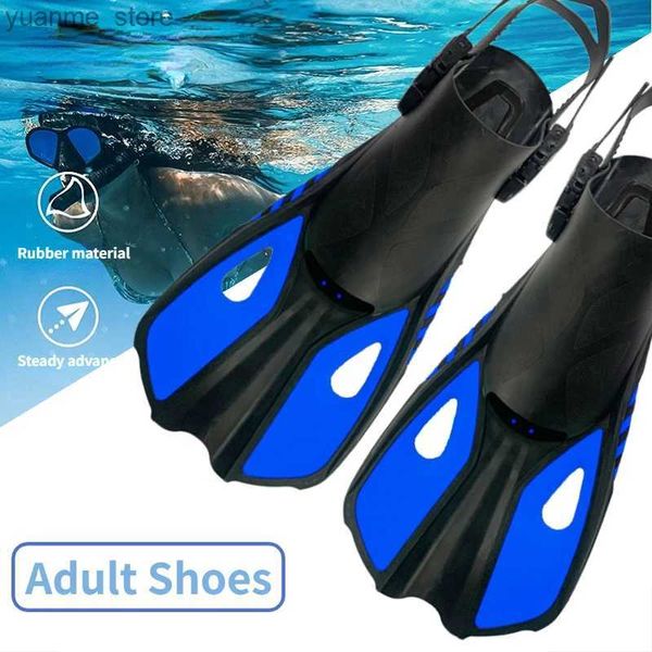 Masques de plongée Flipper Silicone Professional Scuba Piniilles de plongée Men de la plongée Men de plongée Fin de baignade pour enfants Set Flipper Set Flipper Swim Y240410