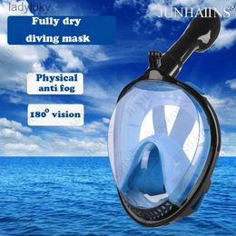 Masques de plongée JUNHAIINS nouveau masque de plongée complet ensemble étanche étanche haute définition haute définition respiration facile masque de plongée pour adulte L240122