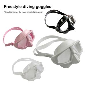 Duikmaskers Lichtgewicht vrijduikmaskers Anti-condens Onderwaterduikbril High-definition snorkelbril Wit 230608