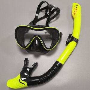Masques de plongée Masque de plongée sous-marine professionnel Masques en silicone Snorkel Antibuée Masque de plongée Snorkel Full Dry Tube Underwater Swim Equipment 230515