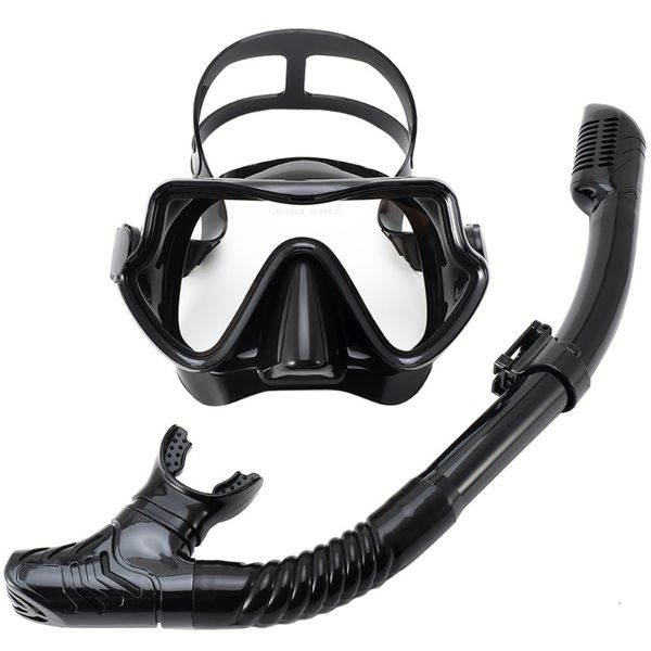 Masques de plongée Poussière de plongée Stubing Goggles Stuckel P pour hommes et femmes Modèles Masque en silicone Antifog étanche.