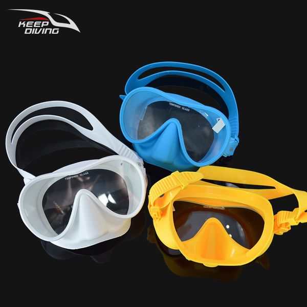 Masques de plongée Masque de plongée sous-marine Silicone Anti-buée Lunettes de plongée sous-marine Récupération Lunettes de plongée sous-marine Masque Équipement de natation 230601