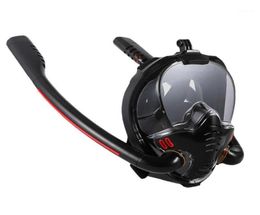 Duikmaskers kustmasker antifog afneembaar zwemmen snorkelen vol gezicht voor volwassen kinderen uitrusting6552683