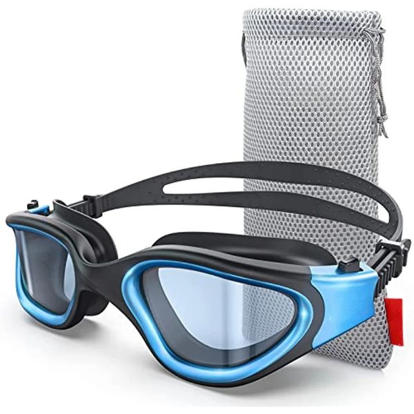Masques de plongée Lunettes de natation G1 MAX Super étanches et anti-buée haute définition lunettes de plongée à lumière plate natation hommes femmes 231202