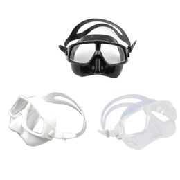 Masques de plongée Masque de plongée à large vue Masque de plongée anti-buée Lunettes de plongée avec tuba Masque de natation pour la plongée sous-marine 230601
