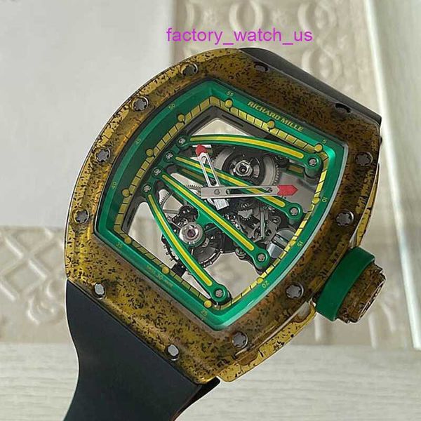 Montre de plongée RM Watch Dress Watch Tourbillon Series RM59-01 limitée à 50 montres Kiwi Carbon Nano Material