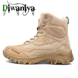 Diwaniya hommes chaussures militaires bottes de Combat hommes botte de randonnée tactique armée botte hommes chaussures travail chaussures de sécurité grande taille 3948 240126