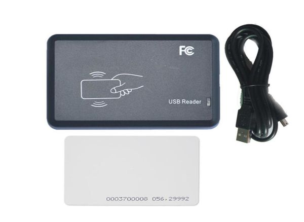 Lecteur de carte d'identité EM4100, 15 styles, 125KHZ, lecteur de contrôle d'accès, port usb, 2 pièces, carte blanche 7049237, DIY, 15 styles