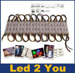 Bricolage 3 Led SMD 5050 5730 Modules Led étanche 12V RGB Led Modules de pixels lumière WW PW R G B pour les lettres de canal 3242963