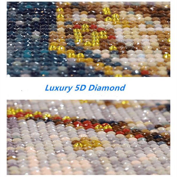 DIY 5D Diamant Peinture Cerf Croix Cristal Broderie Photos Arts Artisanat Pour La Maison Décoration Murale Cadeau De Noël 201204