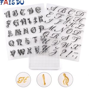 DIY Alphabet Cookie Cutter Embosser Timbre Collant Décoration Fondant Sugarcraft Cutter Outils Gâteau Outils 220815