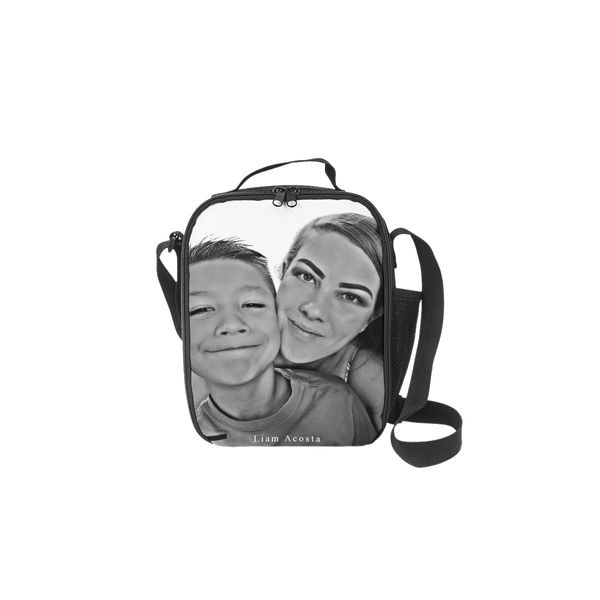 Bolsas de bricolaje Bolsas para lonchera Bolsa personalizada Hombres Mujeres Bolsas Totes Señora Mochila Producción profesional negra Regalos personalizados para parejas únicos 21550