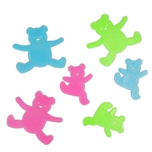 DIY Bears Kids Muursticker voor Kinderen Kamers Gloed in de Dark Muurstickers Home Decor Woonkamers Fluorescerende Poster Wallpaper LF-046