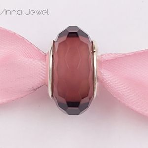 Bracelets à breloques bricolage ﾠ bijoux pandora murano entretoise pour la fabrication de bracelets bracelet violet visage verre conception entretoise perle pour femmes hommes cadeaux d'anniversaire fête de mariage 791071