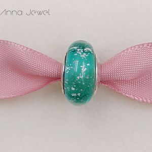 DIY Charm Bracelets bijoux pandora murano entretoise ﾠpour la fabrication de bracelet bracelet verre vert ﾠperle pour femmes hommes cadeaux d'anniversaire fête de mariage