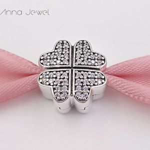 DIY Charm Bracelets bijoux Pandora Murano spacer ﾠpour la fabrication de bracelets bracelet Diamond Flower Clipﾠperle pour femmes hommes cadeaux d'anniversaire fête de mariage