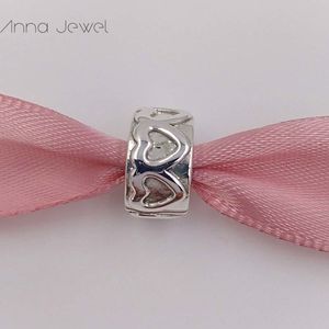 DIY Charm Bracelets bijoux pandora murano spacer pour bracelet faisant bracelet coeurs d'amour clip perle pour femmes hommes cadeaux d'anniversaire fête de mariage