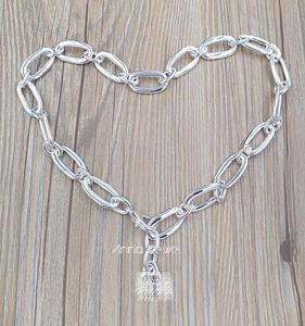 Diy Charm Evil Eye Sieraden Uno de 50 925 Sterling Silver Chain Necklace for Women Men Men Kettingen Lange sets Kerstverjaardagsgeschenken EU8974260