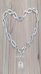 Diy Charm Evil Eye Sieraden Uno de 50 925 Sterling Silver Chain Necklace for Women Men Men Chains Long Sets Kerst verjaardagscadeaus EU1051865