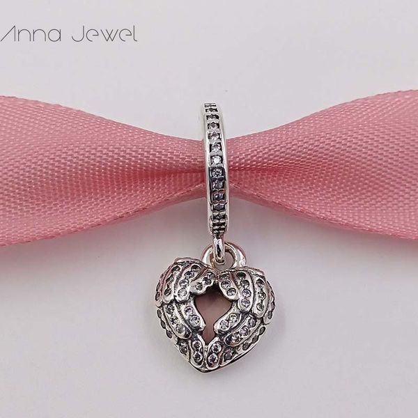 Diy Charms Beads para joyas para hacer joyas alas de ángel pandora 925 pulseras de cuerda de plata esterlina mujeres hombres collar estético colgante regalo de cumpleaños ﾠﾠ 791737cz