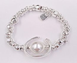 DIY Charms Evil Eye Jewelry Making Supplies Uno de 50 925 Bracelet en argent sterling pour femmes Bracles métalliques Sigle de perle 8940604